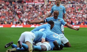 Soccer - FA Cup - Semi Final - Manchester City v Manchester United - Wembley